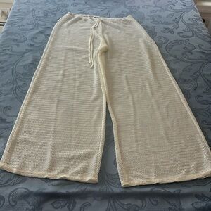 Pants see through can wear over bathing suit